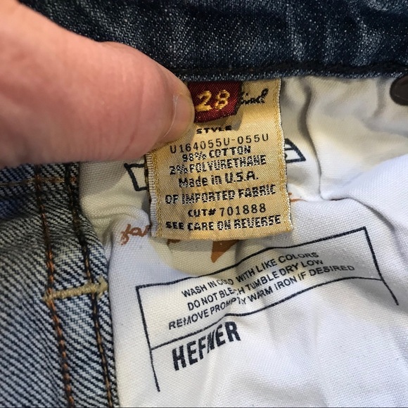 7FAMK Womens Jeans Hefner Mid Rise Straight Leg 28 - Picture 7 of 8